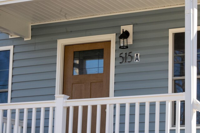 view of entrance to property