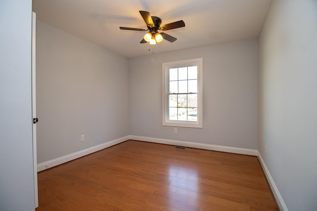 515A Grubert Ave, Staunton, VA 24401 - empty room featuring wood finished floors, baseboards, and ceiling fan