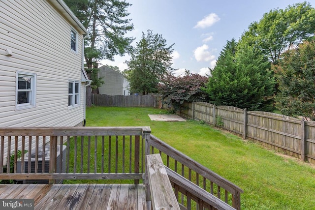 12218 Corter Ave, Fredericksburg, VA 22407 - wooden deck featuring a fenced backyard