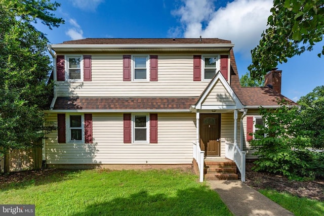 12218 Corter Ave, Fredericksburg, VA 22407 - view of front facade featuring a chimney