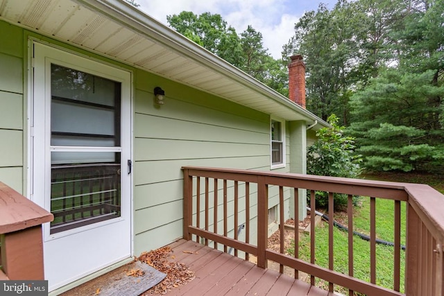 8305 Old Plank Rd, Fredericksburg, VA 22407 - view of deck