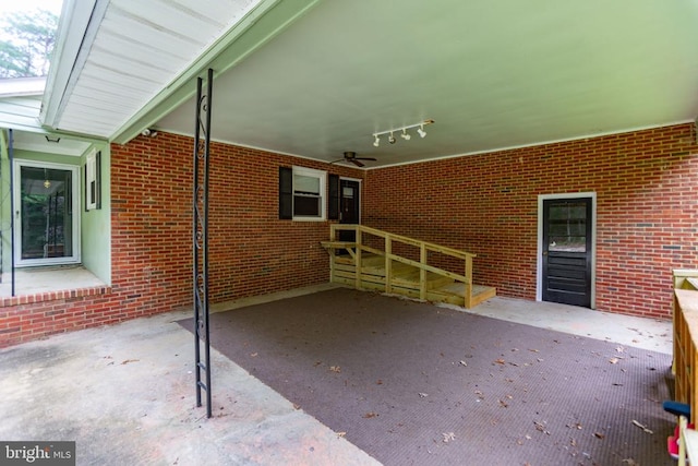 8305 Old Plank Rd, Fredericksburg, VA 22407 - view of patio featuring ceiling fan