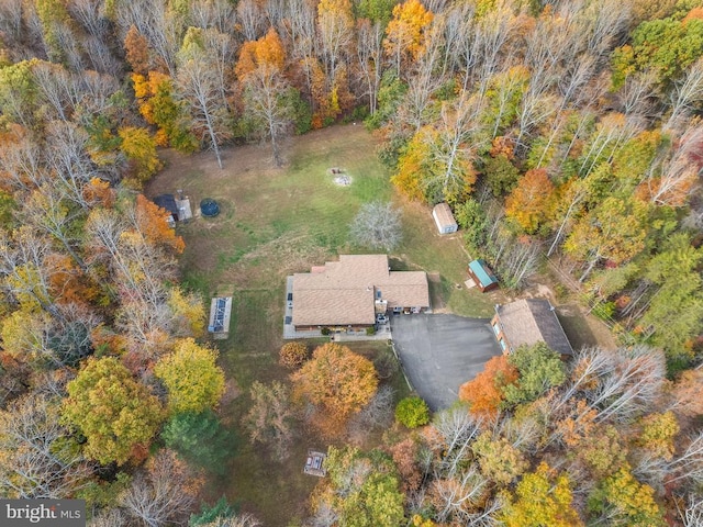aerial view of property's location
