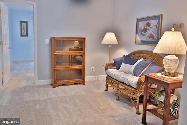 13608 General Slocum Ct S, Fredericksburg, VA 22407 - sitting room featuring carpet and baseboards