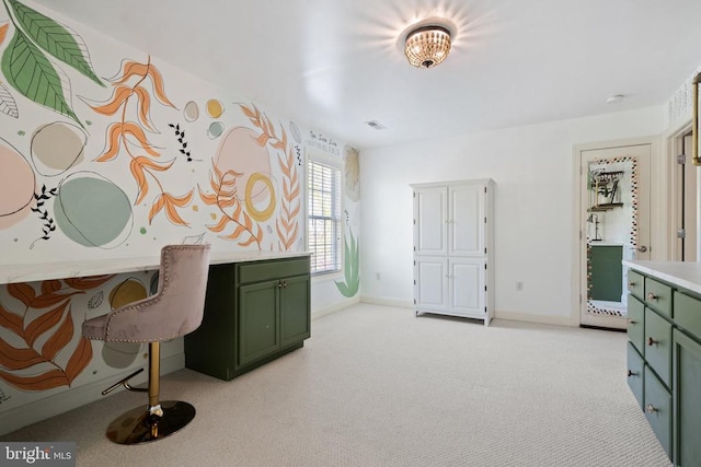 11259 Pimlico Cir, Culpeper, VA 22701 - office area featuring light colored carpet and baseboards