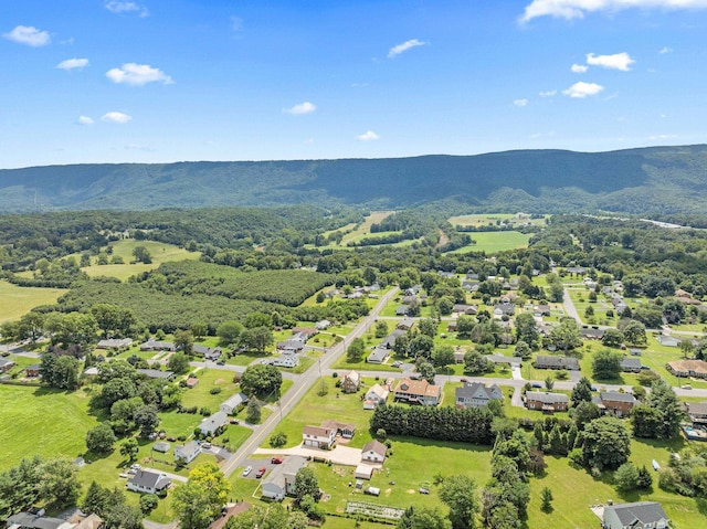 336 Hollingsworth Rd, Woodstock, VA 22664 - aerial perspective of suburban area featuring a mountain backdrop