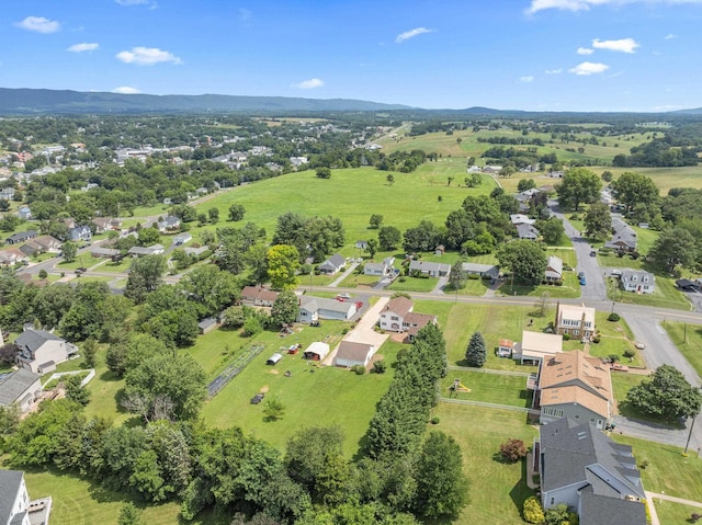 336 Hollingsworth Rd, Woodstock, VA 22664 - aerial perspective of suburban area with a mountain backdrop