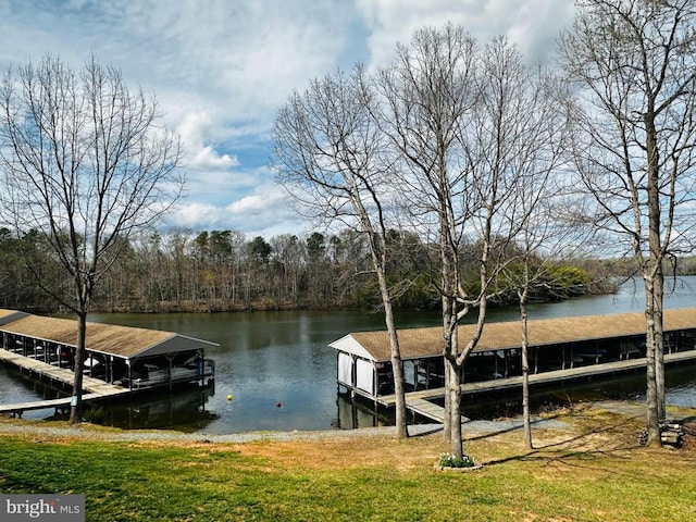 288 Lake Front Dr, Mineral, VA 23117 - dock area featuring a water view