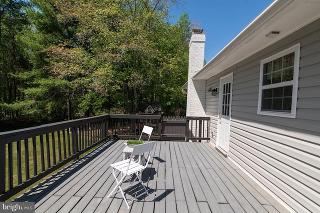  - view of deck