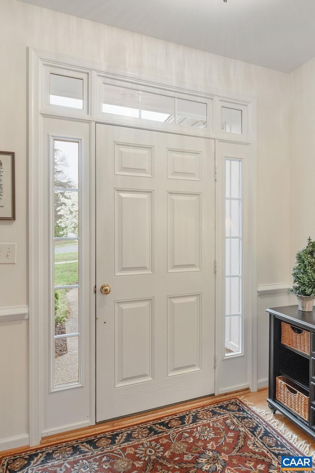 view of foyer