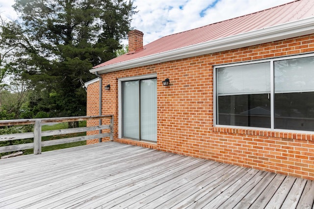 708 Mccorkle Dr, Lexington, VA 24450 - view of wooden deck