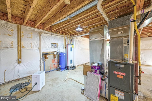 26368 Pennfields Dr, Orange, VA 22960 - unfinished basement with electric water heater