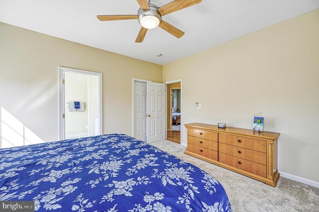 26368 Pennfields Dr, Orange, VA 22960 - carpeted bedroom featuring baseboards and ceiling fan