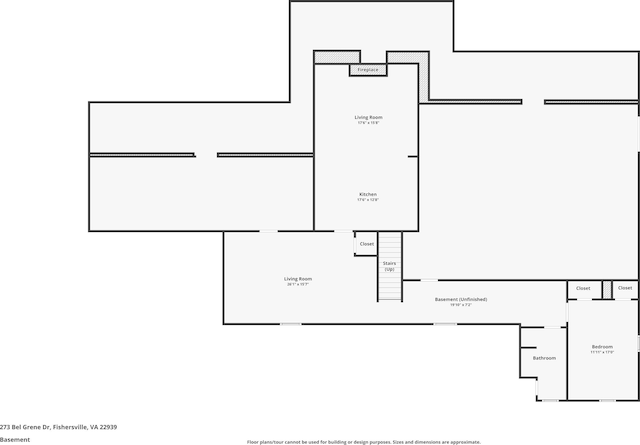 273 Bel Grene Dr, Fishersville, VA 22939 - floor plan