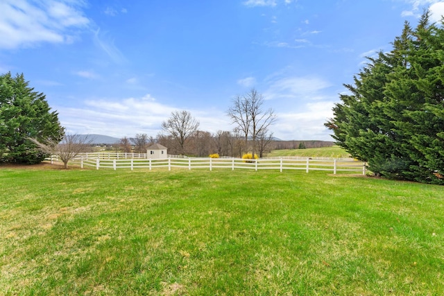 273 Bel Grene Dr, Fishersville, VA 22939 - view of yard with a rural view and fence