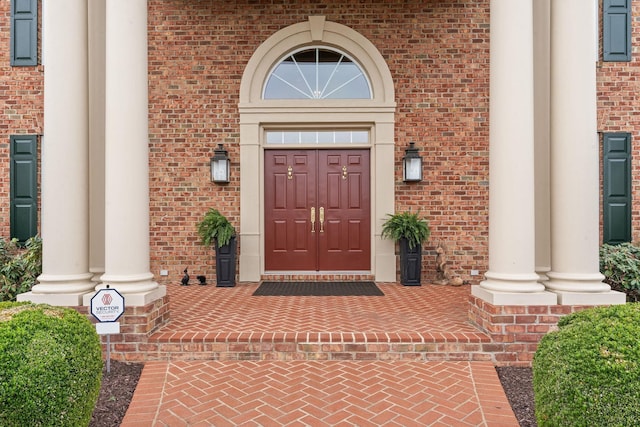 273 Bel Grene Dr, Fishersville, VA 22939 - view of exterior entry with brick siding