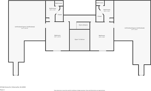 273 Bel Grene Dr, Fishersville, VA 22939 - floor plan
