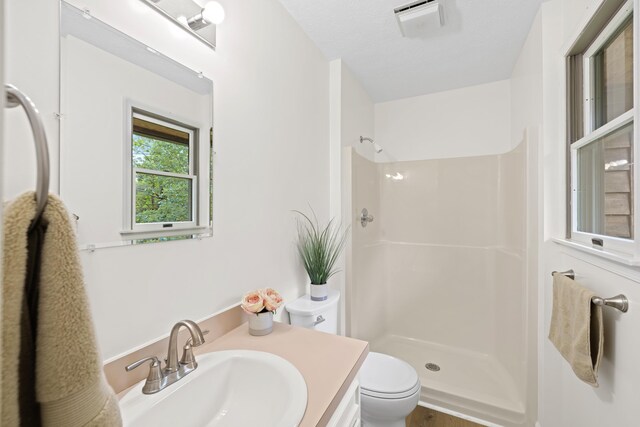 409 Thomas St, Staunton, VA 24401 - full bathroom featuring a shower, toilet, and vanity