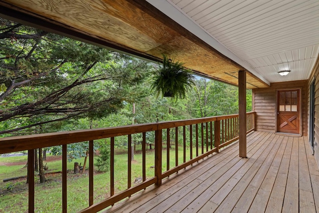 409 Thomas St, Staunton, VA 24401 - view of wooden deck