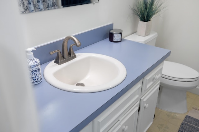 409 Thomas St, Staunton, VA 24401 - half bathroom with vanity and toilet