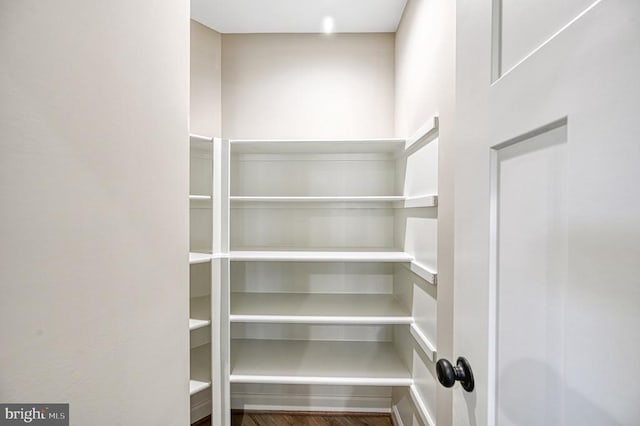 view of pantry