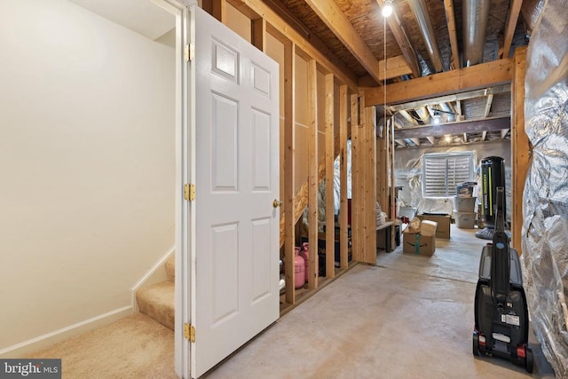 12303 Osprey Ln, Culpeper, VA 22701 - unfinished below grade area with stairs