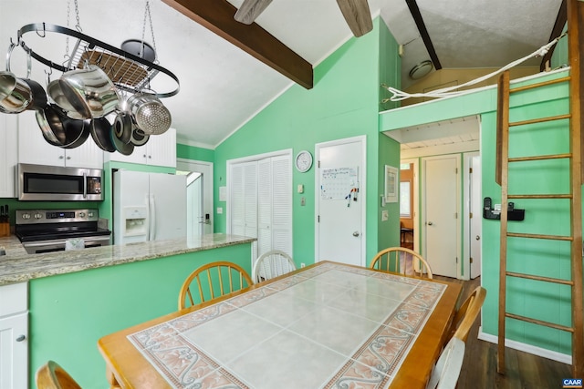 134 Gumtree Dr, Wintergreen Resort, VA 22967 - dining room featuring dark wood-type flooring