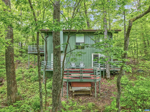 134 Gumtree Dr, Wintergreen Resort, VA 22967 - back of house featuring a deck