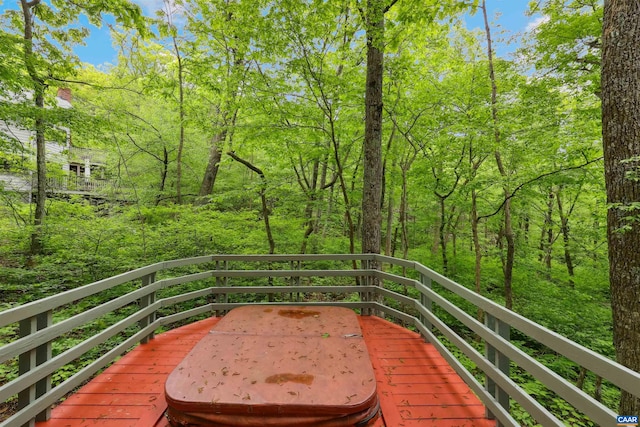 134 Gumtree Dr, Wintergreen Resort, VA 22967 - view of wooden terrace