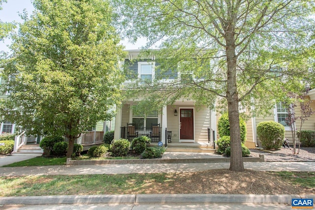 814 Cole St, Charlottesville, VA 22901 - view of front facade featuring a porch