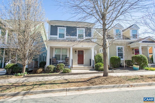 814 Cole St, Charlottesville, VA 22901 - view of front of property with a porch