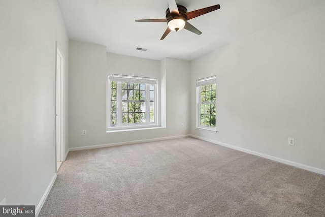11402 Chivalry Chase Ln, Spotsylvania, VA 22551 - carpeted empty room with healthy amount of natural light, baseboards, and a ceiling fan