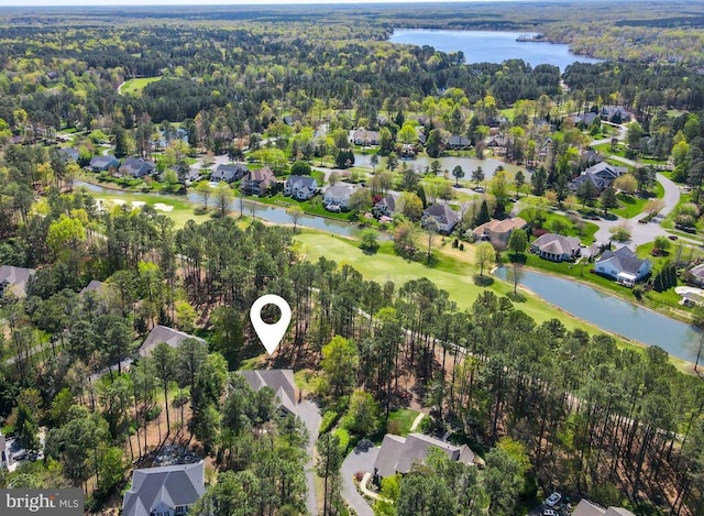 11402 Chivalry Chase Ln, Spotsylvania, VA 22551 - aerial overview of property's location with nearby suburban area and a nearby body of water