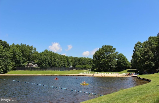 11402 Chivalry Chase Ln, Spotsylvania, VA 22551 - water view featuring fence