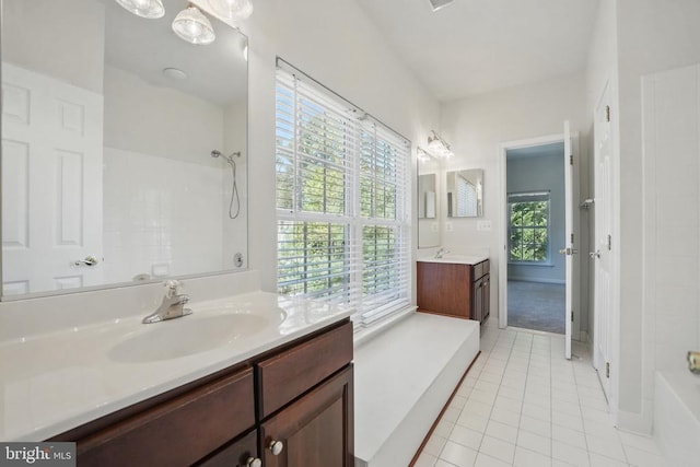 11402 Chivalry Chase Ln, Spotsylvania, VA 22551 - full bath featuring tile patterned flooring and two vanities