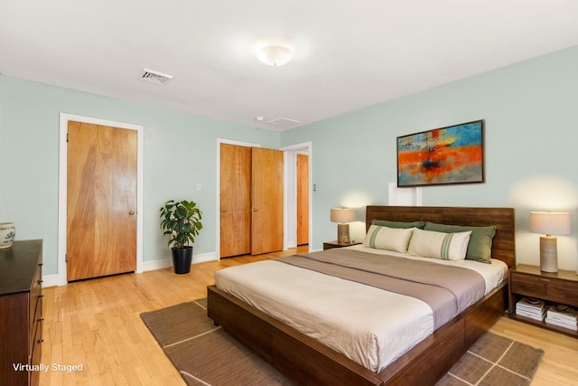 406 College Cir, Staunton, VA 24401 - bedroom with light wood-style floors