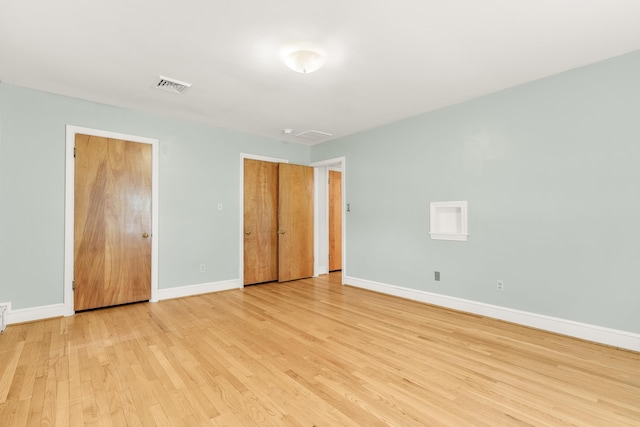406 College Cir, Staunton, VA 24401 - unfurnished bedroom featuring light wood-style flooring and baseboards
