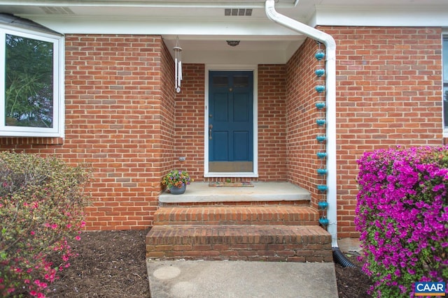 2750 Meriwether Dr, Charlottesville, VA 22901 - view of exterior entry featuring brick siding