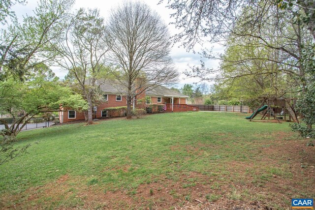 2750 Meriwether Dr, Charlottesville, VA 22901 - view of yard featuring a playground