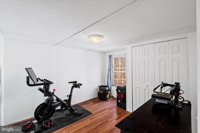197 Holly Grove Ct, Bumpass, VA 23024 - exercise area with wood finished floors