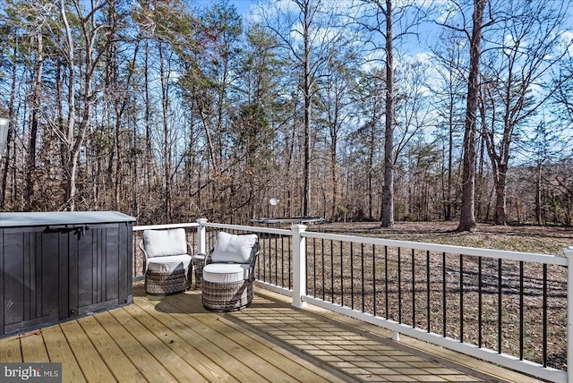 197 Holly Grove Ct, Bumpass, VA 23024 - view of wooden deck