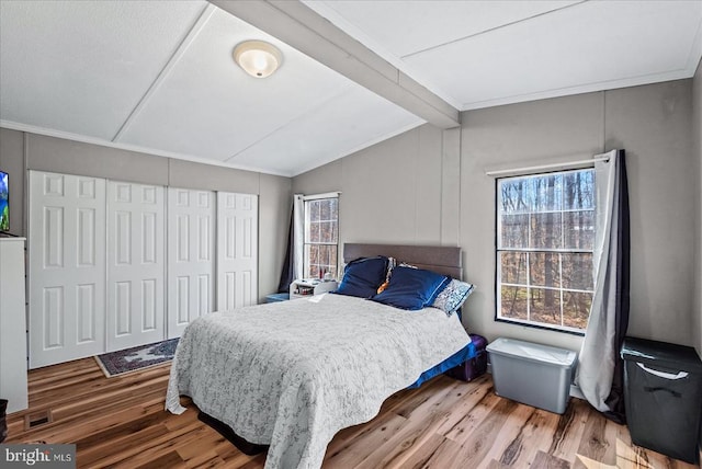 197 Holly Grove Ct, Bumpass, VA 23024 - bedroom with wood finished floors and a closet