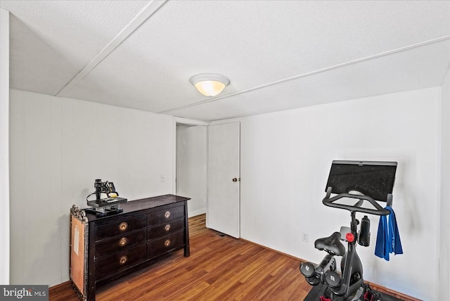 197 Holly Grove Ct, Bumpass, VA 23024 - workout room with wood finished floors