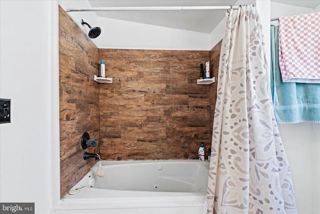 197 Holly Grove Ct, Bumpass, VA 23024 - full bathroom with shower / bath combo with shower curtain