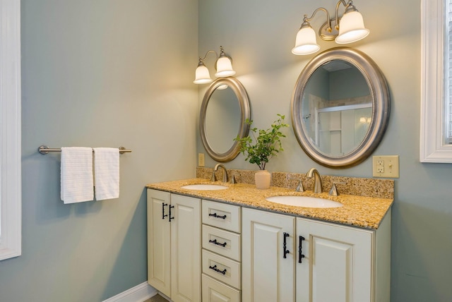 2554 Village Dr, Waynesboro, VA 22980 - bathroom featuring double vanity