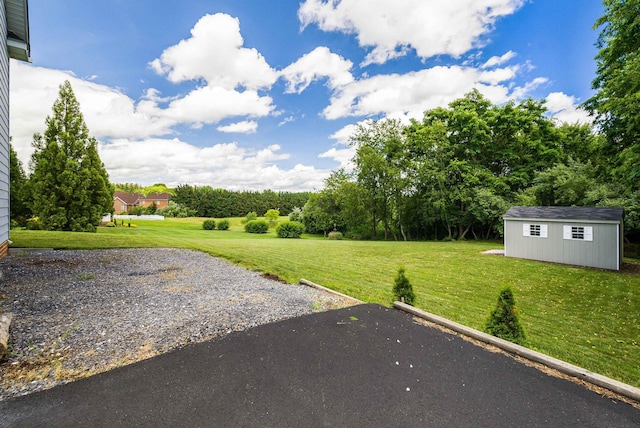 2554 Village Dr, Waynesboro, VA 22980 - view of green lawn featuring an outdoor structure