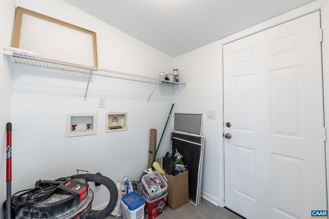 6760 Courthouse Rd, Louisa, VA 23093 - washroom with laundry area and hookup for a washing machine