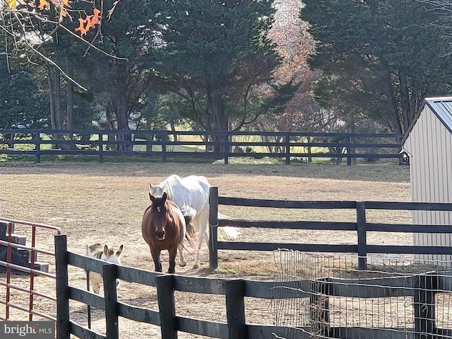 view of stable