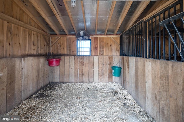 view of horse barn