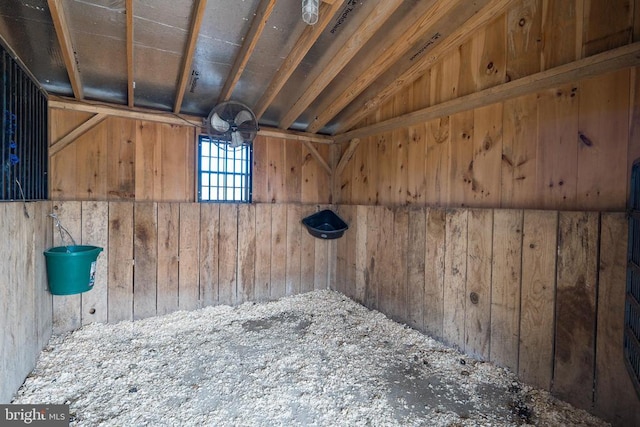view of horse barn